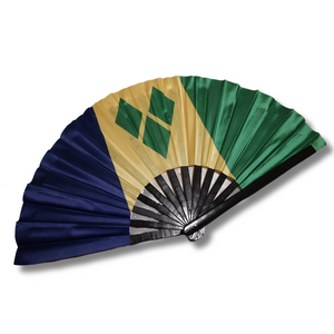 St. Vincent & The Grenadines Flag Fan