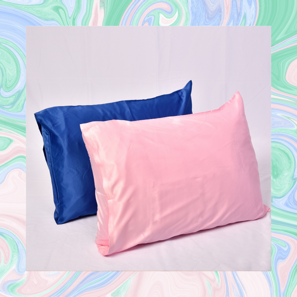 Sweet Dreams Pink Satin Pillowcase