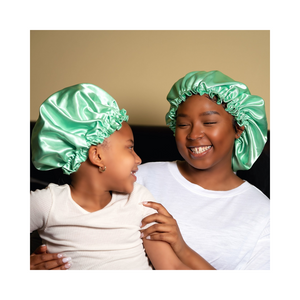 Artis Styling Mommy & Me Satin Bonnet Set