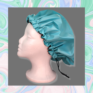 Adjustable Satin-Lined Shower Cap